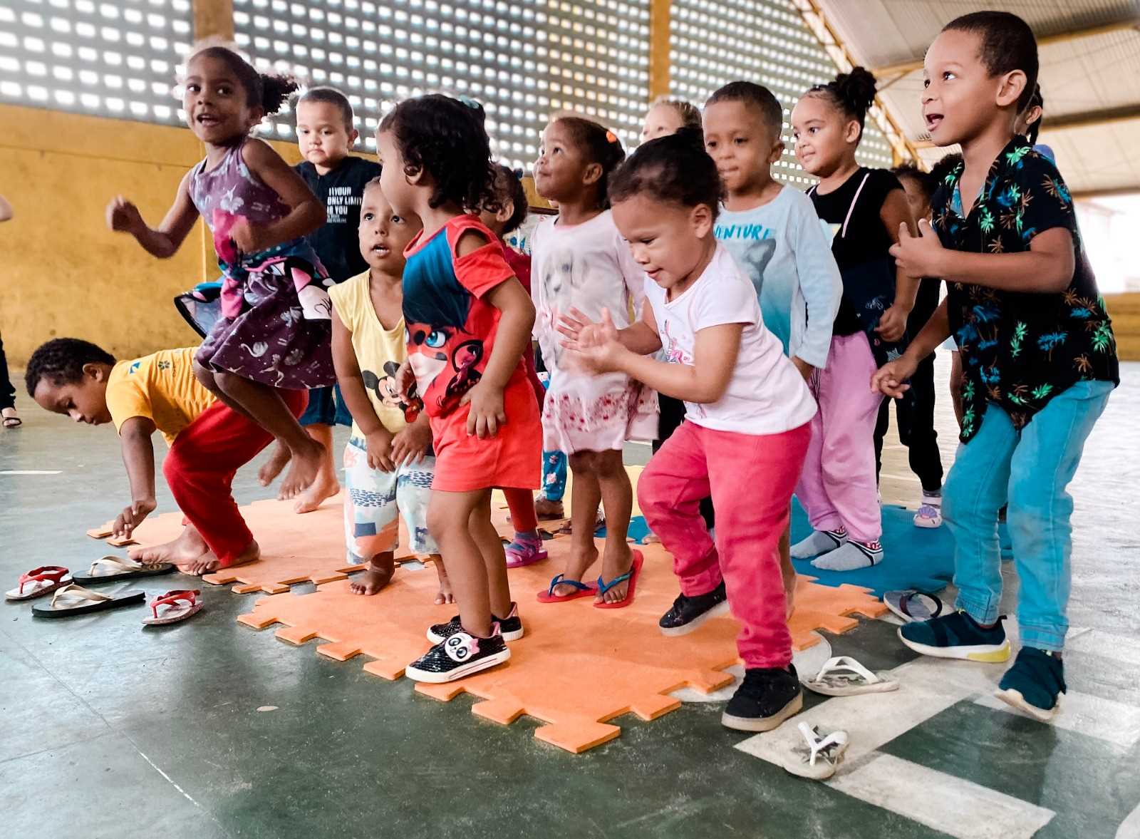 Camacã: Projeto Ruas de Lazer anima as crianças da Creche Rosalina Pinto